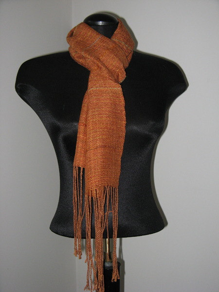 SAORI Silk Scarf