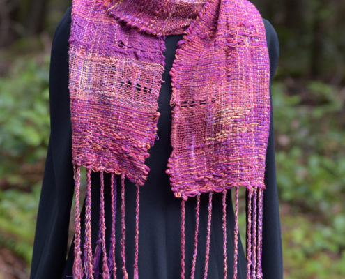SAORI Weaving - scarf